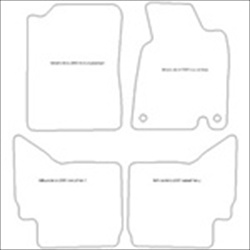 Daihatsu Terios Manual Car Mats